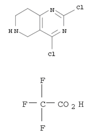 Pyrido[4,3-d]pyrimidine, 2,4-dichloro-5,6,7,8-tetrahydro-, 2,2,2-trifluoroacetate (1:1)